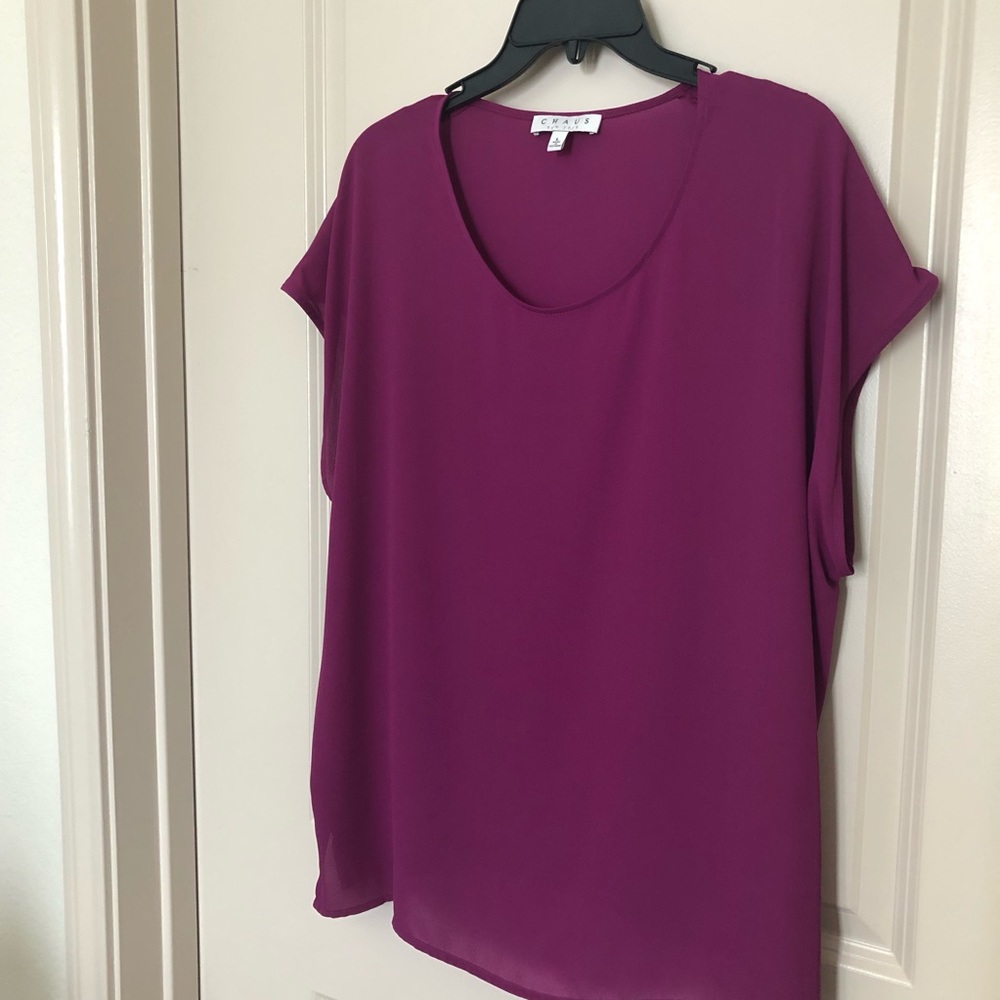 CHAUS sleeveless top